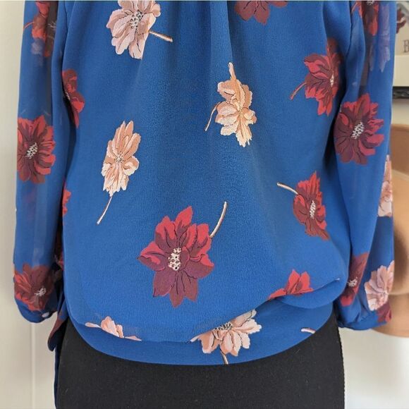 Madewell Preppy Coastal Garden Floral Academia Romantic Top XS - Picture 10 of 12